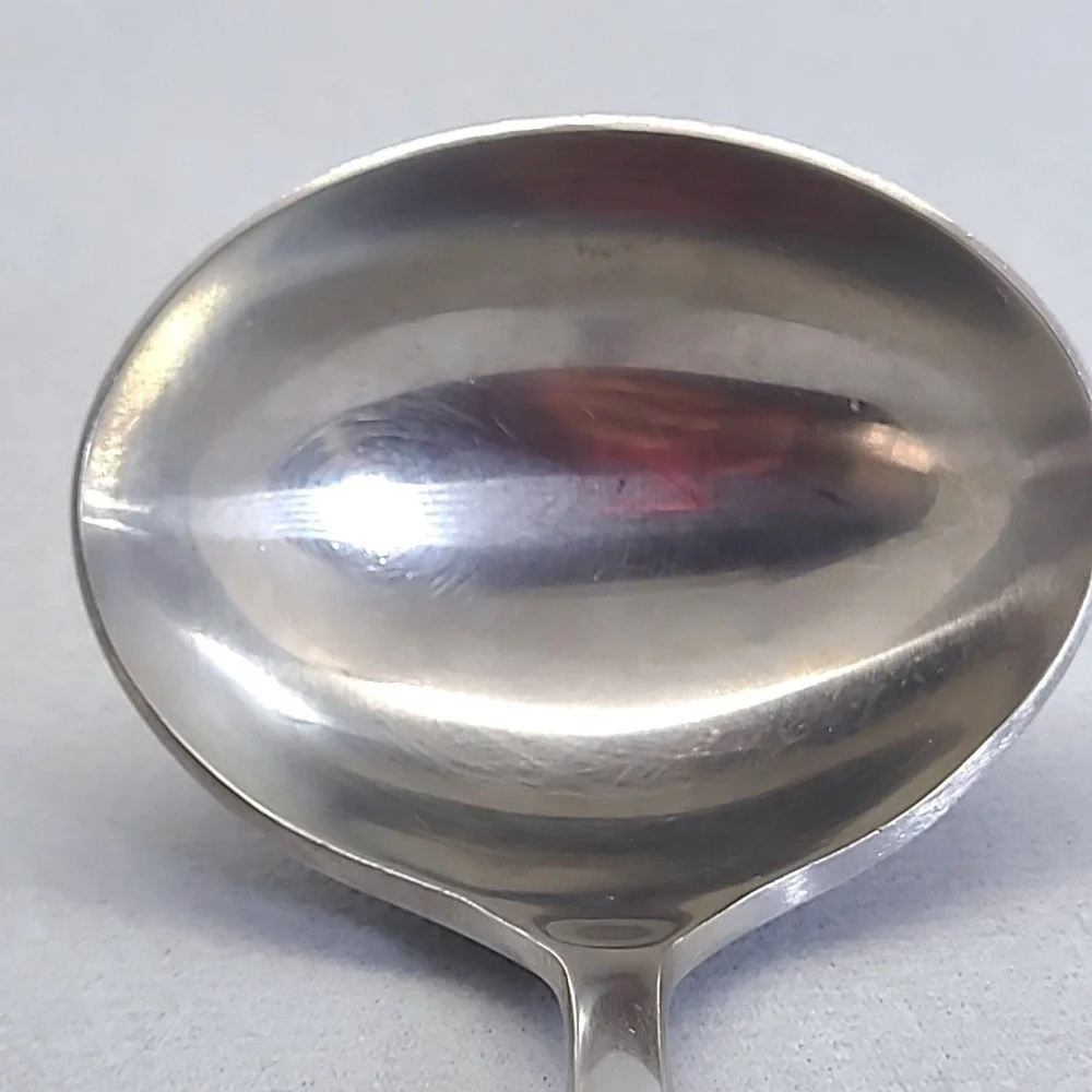 Vintage Reed & Barton Cream Soup Spoon‎ Stainless Steel Silverware Flatware MCM